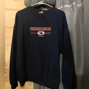 Fredericksburg Texas Sweatshirt, Hill Country, Size Large
